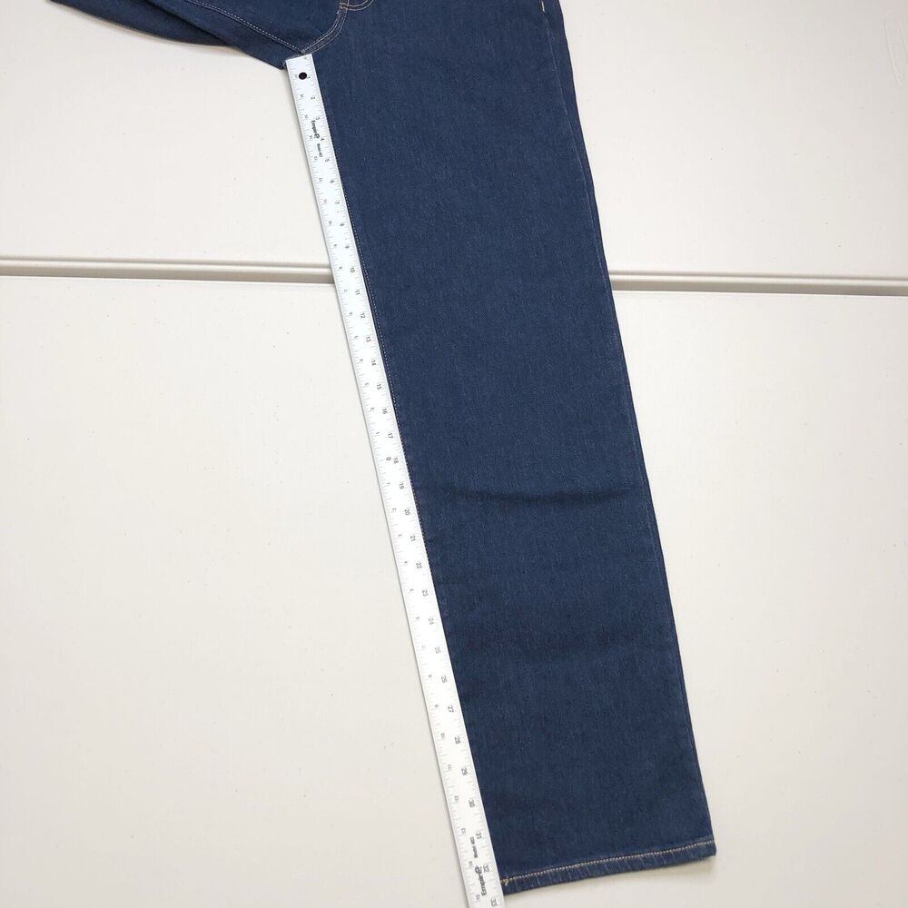 Old Navy Womens Jeans Blue Denim High Rise WOW Straight Leg Stretch Size 6 Tall - Picture 4 of 9